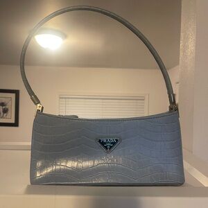 PRADA SNAKESKIN SHOULDER BAG